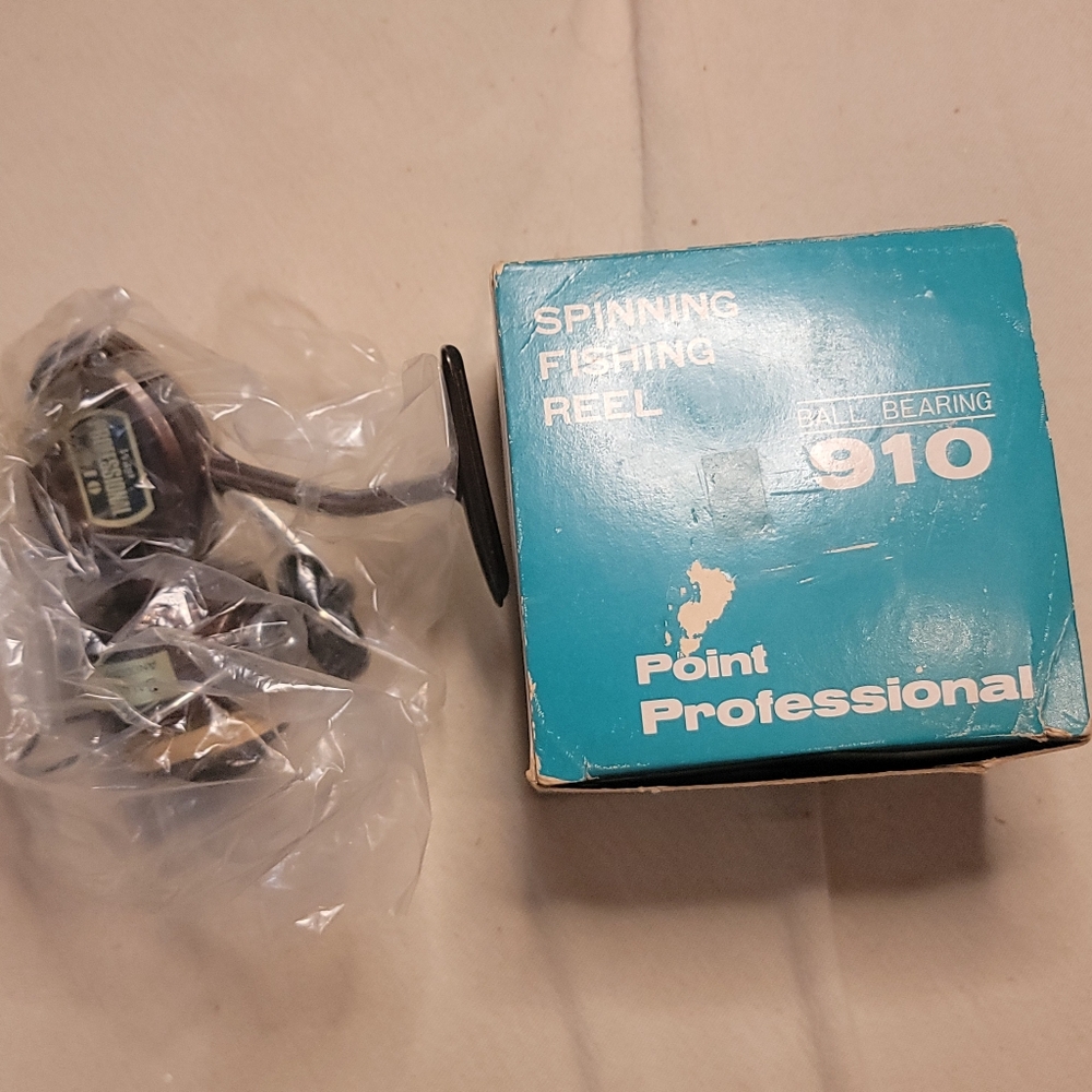 Point Professional 910 Spinning Fishing Reel (Ball Bearing, Anodized Spool) with